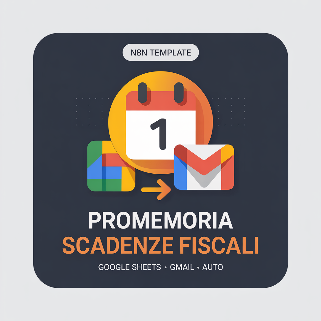 Promemoria Scadenze Fiscali Automatici — Workflow n8n per Commercialisti preview